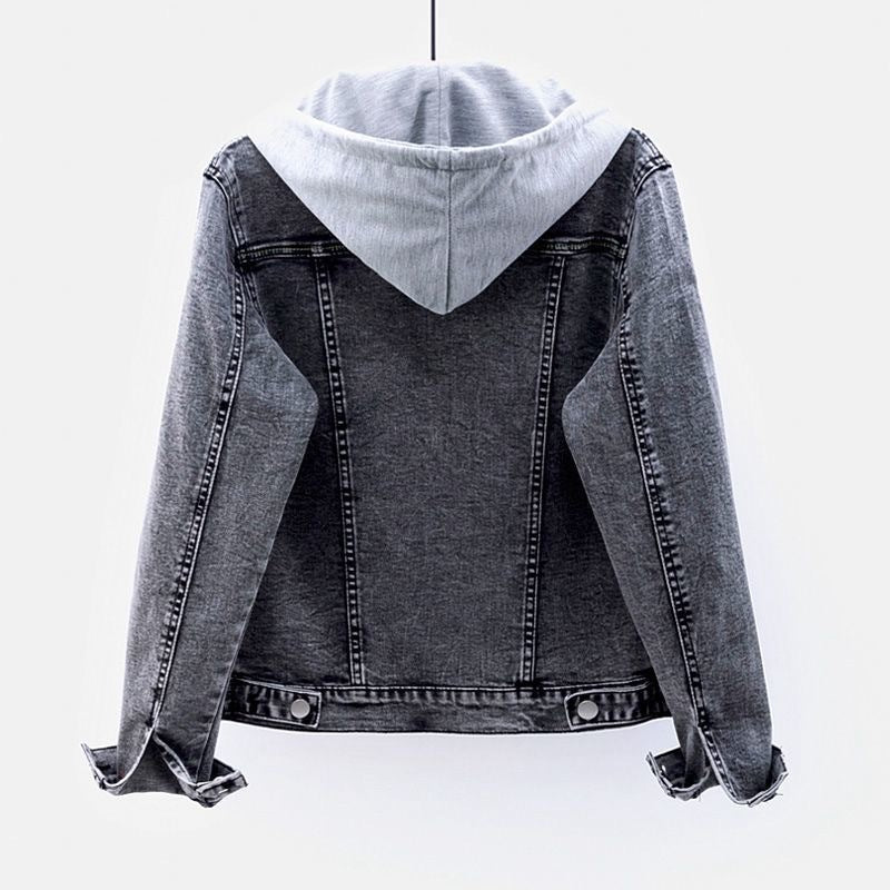 MELLY HOODED DENIM COAT (S ) - | Zavonix