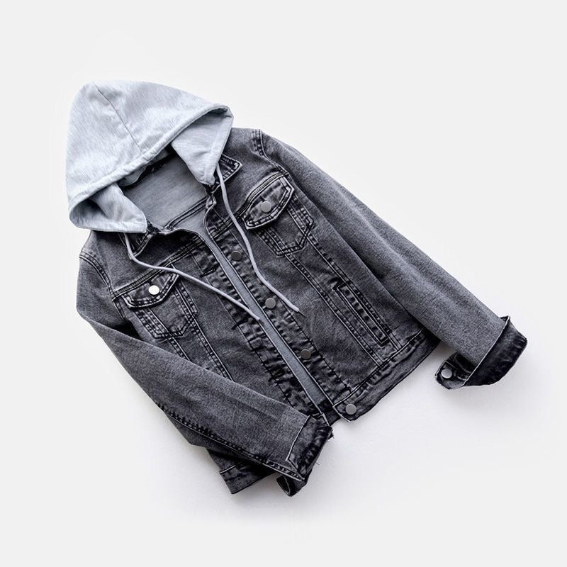 MELLY HOODED DENIM COAT (S ) - | Zavonix