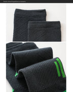 Men's Breathable Toe Socks — Cotton - Poly Blend with Odor Control (4 Pairs black ) - | Zavonix