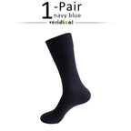 Men's Business Socks — High Tube Cotton Blend for All - Day Comfort (WHITE ) - | Zavonix
