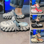Men’s Comfortable Breathable Clogs Shoes（50% OFF） (Gray 36) - Men Shoes | Zavonix