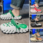 Men’s Comfortable Breathable Clogs Shoes（50% OFF） (Gray 36) - Men Shoes | Zavonix