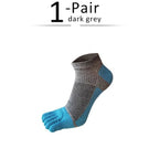 Men's Knit Toe Socks — Breathable Moisture - Wicking Casual Socks (5 Pairs green ) - | Zavonix