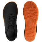Men's Lightweight Breathable Cotton Lace - Up Shoes with EVA Sole (A038 Black 46) - | Zavonix