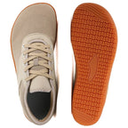 Men's Lightweight Breathable Cotton Lace - Up Shoes with EVA Sole (GRAY 46) - | Zavonix
