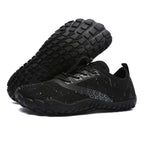 Men's Lightweight Breathable Cotton Lace - Up Shoes with EVA Sole (GRAY 46) - | Zavonix