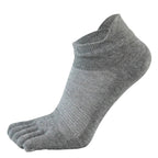Men's Toe Socks — Breathable Ankle Socks with Moisture Control (Navy Blue ) - | Zavonix