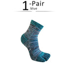 Men's Toe Socks — Breathable Moisture - Wicking Sport Socks (5 Pairs red ) - | Zavonix