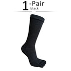 Men's Toe Socks — Breathable Sports Socks with Zero Friction Design (black grey EU39 - 44) - | Zavonix