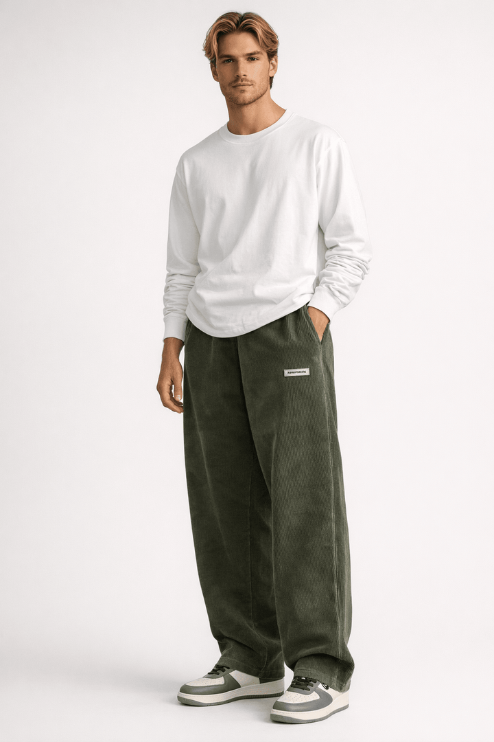 Merrick Wide-Leg Corduroy Trousers product image 1