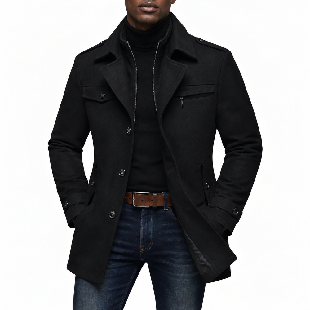 Merrivault Double-Collar Car Coat product image 2