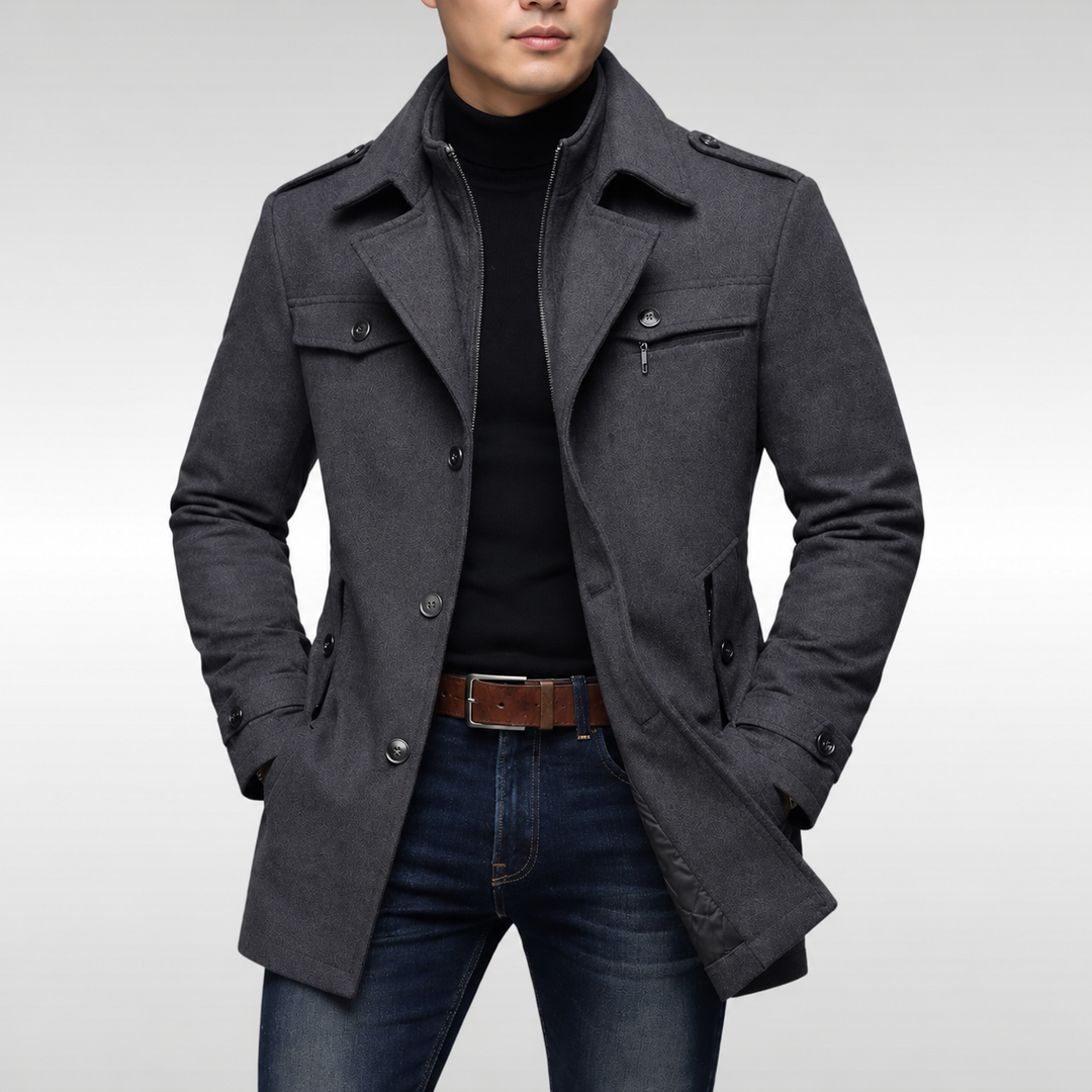 Merrivault Double-Collar Car Coat product image 6