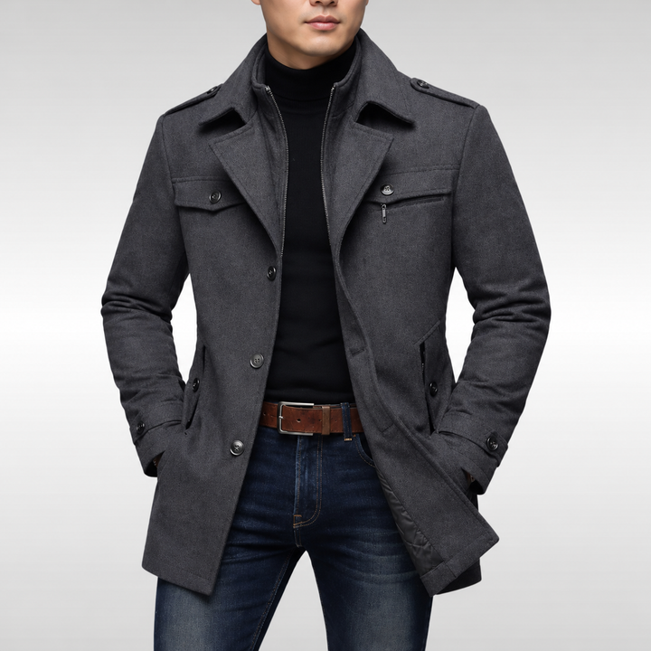 Merrivault Double-Collar Car Coat product image 6