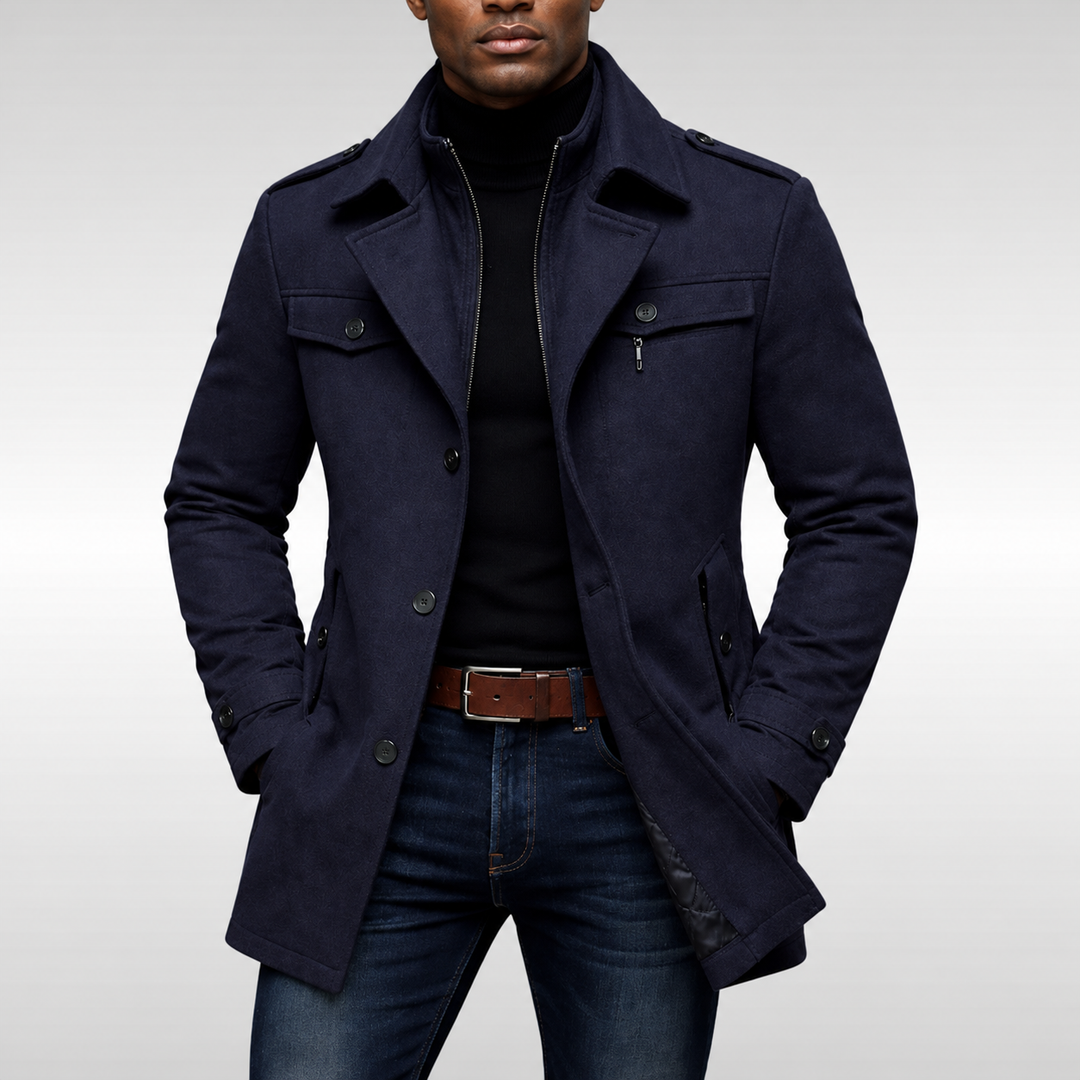 Merrivault Double-Collar Car Coat product image 7