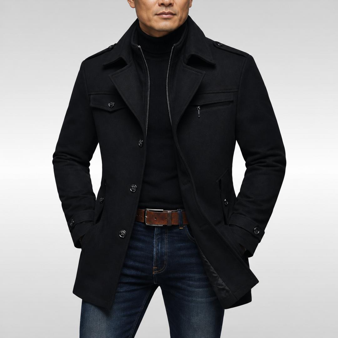 Merrivault Double-Collar Car Coat product image 8