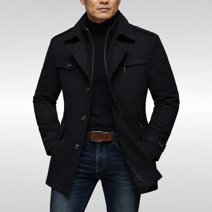 Merrivault Double-Collar Car Coat product image 8