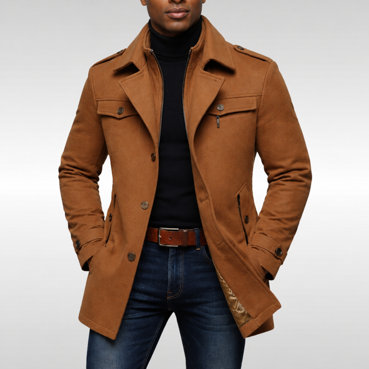 Merrivault Double-Collar Car Coat product image 9