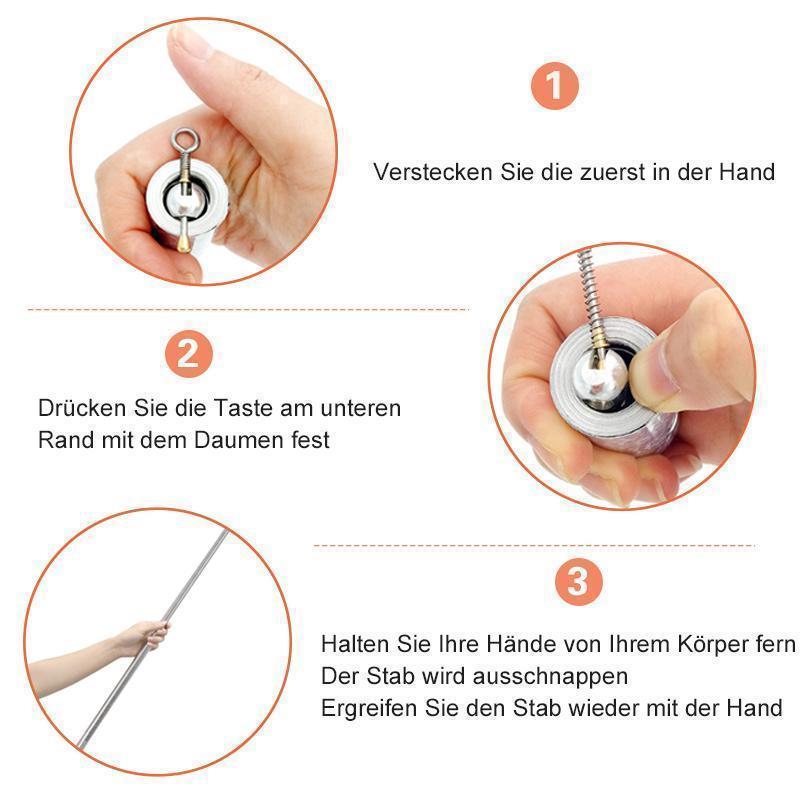 Bowlift Metal Rod | Portable Self-Defense and Magic Tool 6
