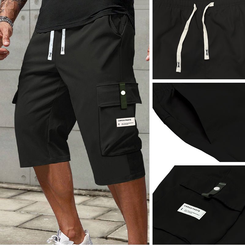Metroflex Drawstring Cargo Capri Pants Product Image 01