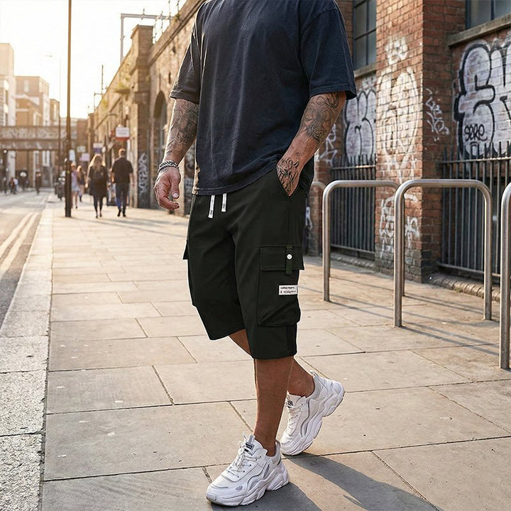 Metroflex Drawstring Cargo Capri Pants Product Image 05