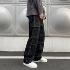 MetroStride Cargo Jeans (Black 2XS) - | Zavonix