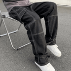MetroStride Cargo Jeans (Black 2XS) - | Zavonix