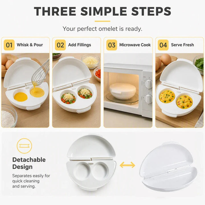 Microwave Omelet Egg Cup Cooker Product Image 08