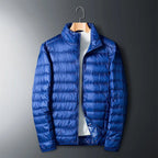 Milo Men's Down Jacket | Full Zip, Stand-up Collar 2