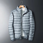 Milo Men's Down Jacket | Full Zip, Stand-up Collar 4