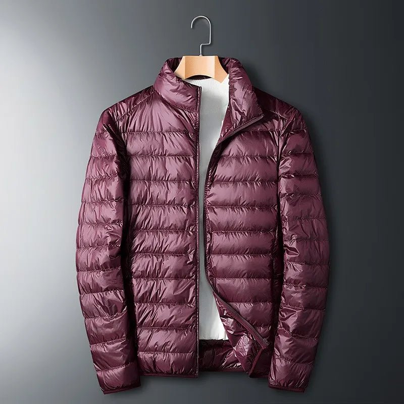 Milo Men's Down Jacket | Full Zip, Stand-up Collar 0