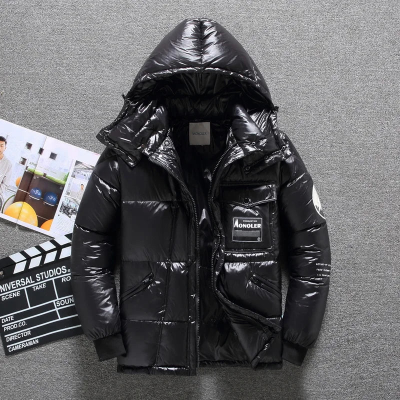 Milo Men's Down Jacket | Hooded, Versatile Winter Wear 0