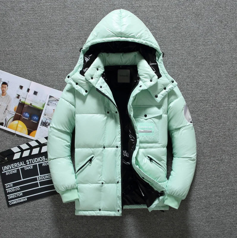 Milo Men's Down Jacket | Hooded, Versatile Winter Wear 1