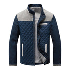 Milo Men's Jacket | Quilted Fabric, Two-Tone Design 1