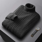 Morati Wool Mock Neck Sweater (Black XXS) - | Zavonix