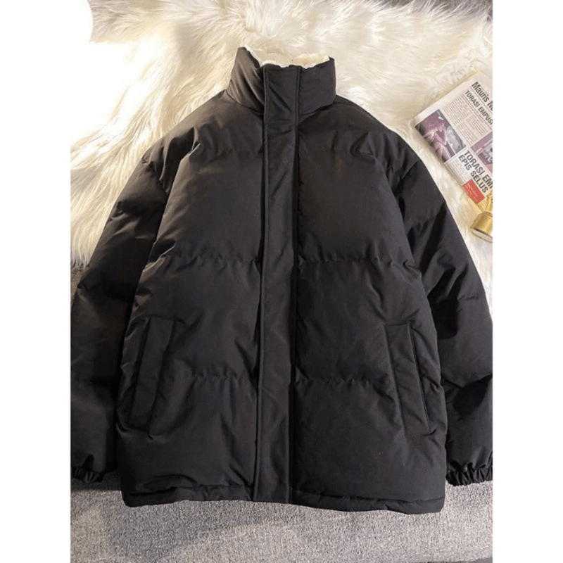 Milo Men's Puffer Jacket | Stand-Up Collar, Warmth 2