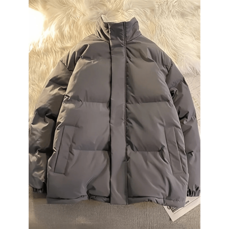 Milo Men's Puffer Jacket | Stand-Up Collar, Warmth 1