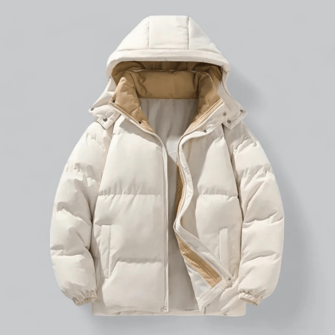 Milo Men's Puffer Jacket | Warm Hooded Design 2
