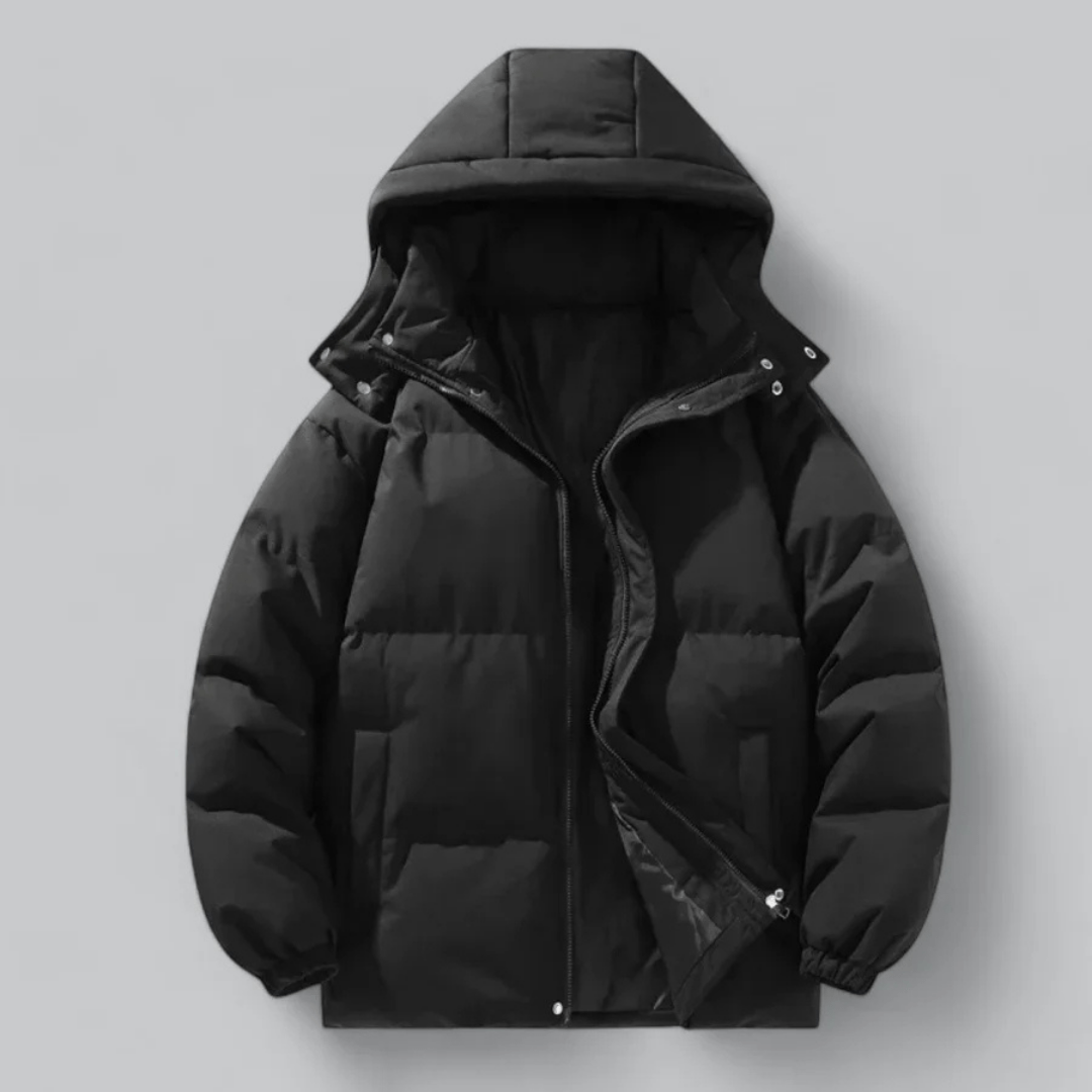 Milo Men's Puffer Jacket | Warm Hooded Design 0