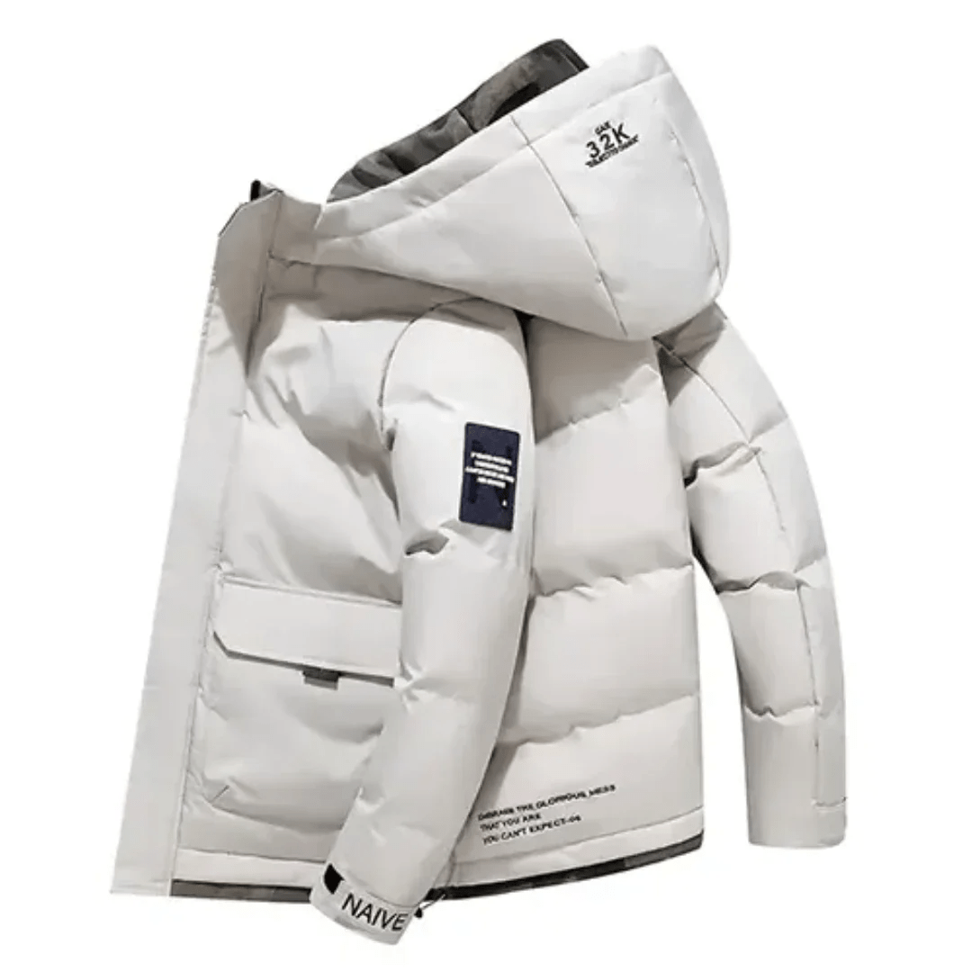 Milo Men's Quilted Jacket | Warm Hooded Design 1