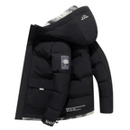 Milo Men's Quilted Jacket | Warm Hooded Design 0
