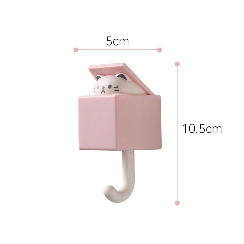 MiloCat — Niedlicher dekorativer Haustierhaken mit Schwerkraftsensor-Technik