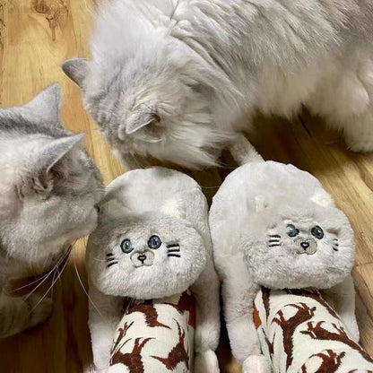 MiloCat Hausschuhe — Weiche Hausschuhe mit rutschfester Sohle