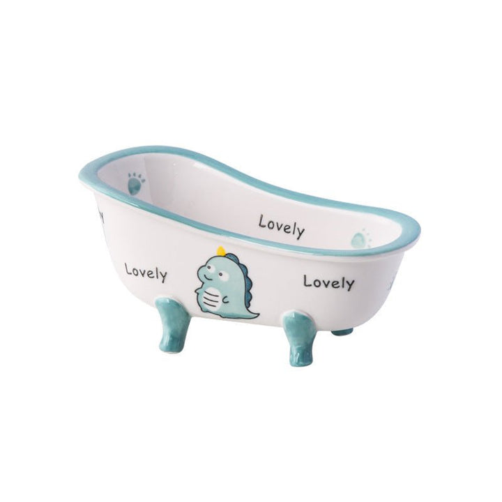 Mini Ceramic Bathtub Serving Dish – Vintage Clawfoot Design, Elegant Serving Bowl for Snacks and Sides 8