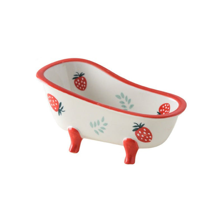 Mini Ceramic Bathtub Serving Dish – Vintage Clawfoot Design, Elegant Serving Bowl for Snacks and Sides 7