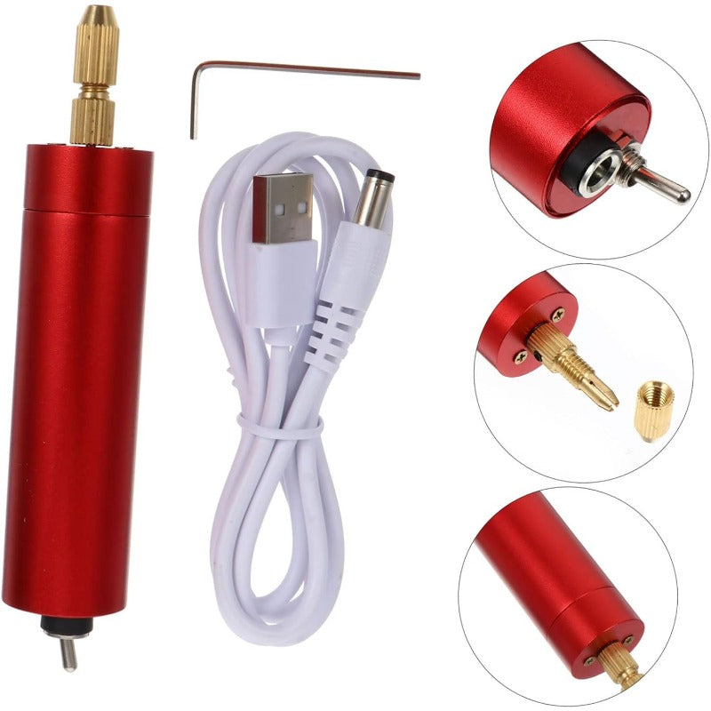 Mini Rotary Tool Pen Metal Body Product Image 02