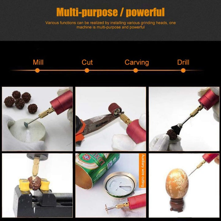 Mini Rotary Tool Pen Metal Body Product Image 05
