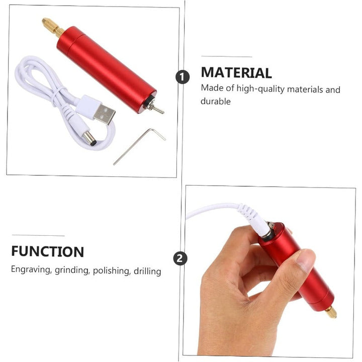Mini Rotary Tool Pen Metal Body Product Image 06