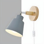 Minimalist Wooden Wall Light with Iron Accent for Modern Interiors 7