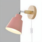 Minimalist Wooden Wall Light with Iron Accent for Modern Interiors 2