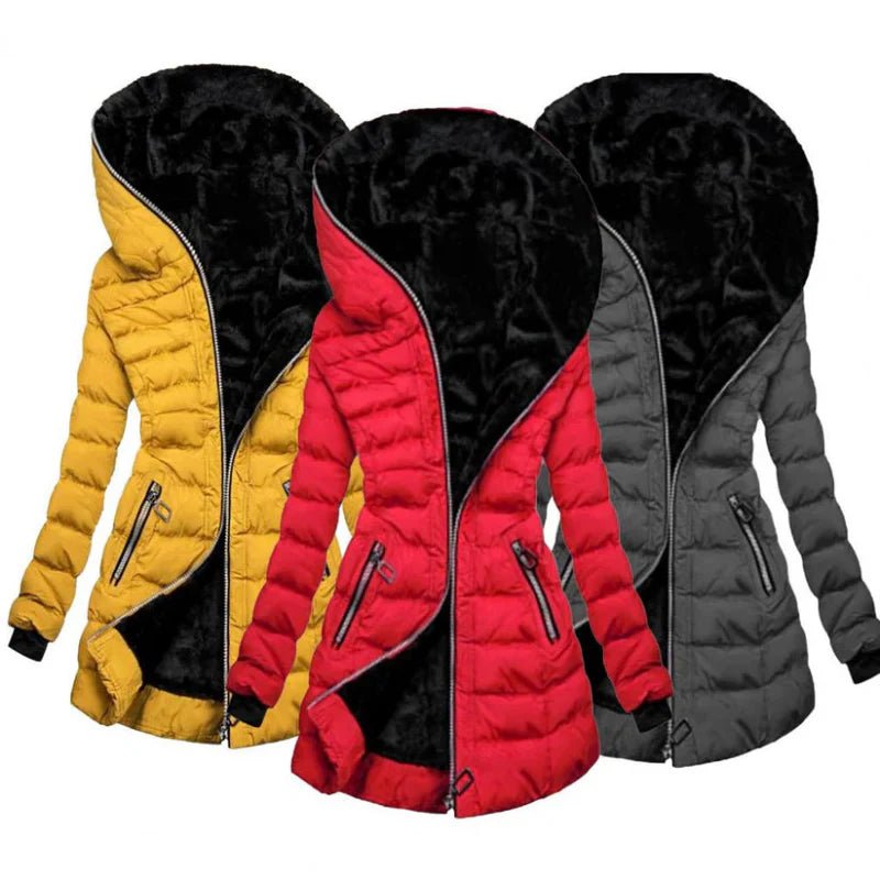 Mira Women's Hooded Jacket | Padded for Warmth 4